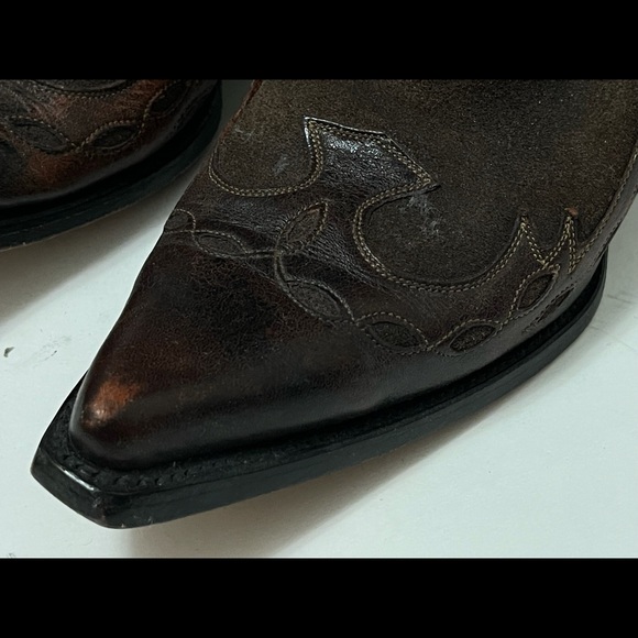 Mexican handmade leather boots Size 8 - Picture 11 of 16